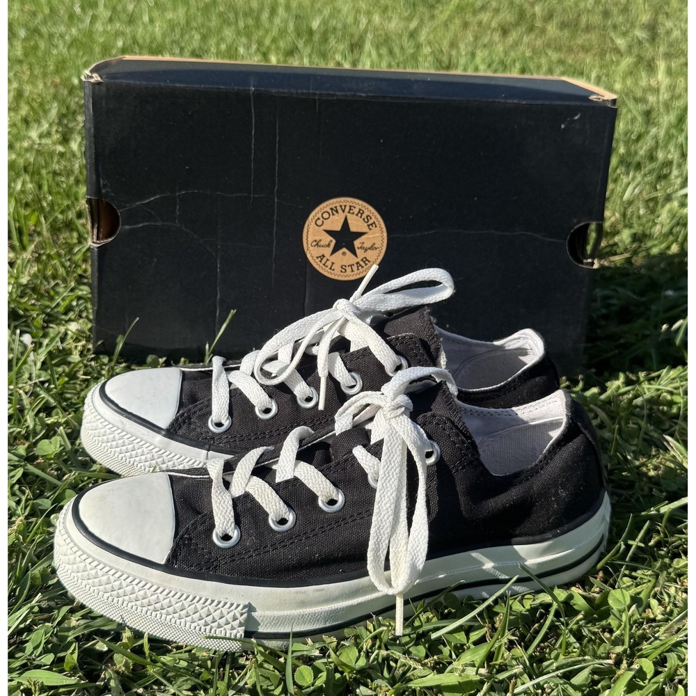 Converse Chuck Taylor All Star Double Tongue Black Sneakers Mens 4 Womens 6